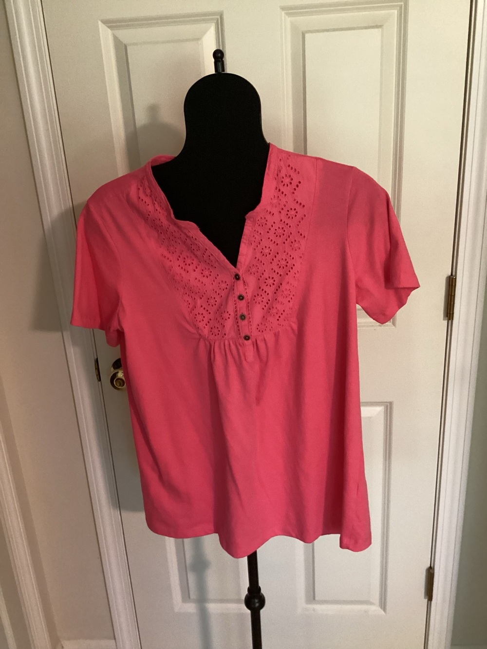 Vintage American Sweetheart‎ babydoll eyelet top